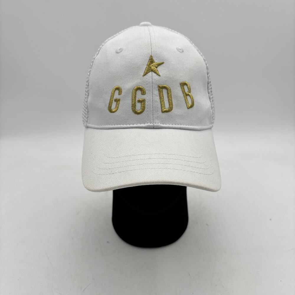 Golden Goose GGDB Golden Logo Trucker Hat Snapback Embroidered